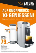 Saturn Prospekt für Potsdam mit 3 Seiten Saturn Prospekt für Potsdam: "Auf Knopfdruck genießen!", 3 Seiten, 09.08.2020 - 15.08.2020