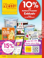 Aktueller Netto Marken-Discount Discounter Prospekt in Philippsthal und Umgebung, "10% auf Molkerei-Produkte" mit 2 Seiten, 14.07.2025 - 19.07.2025