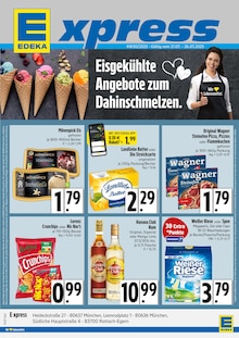 EDEKA Prospekt Eisgekühlte Angebote zum Dahinschmelzen. mit  Seiten in Bichl und Umgebung