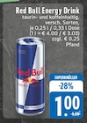 Energy Drink im Angebot bei EDEKA in Witten Energy Drink Angebote von Red Bull bei EDEKA Witten für 1,00 €