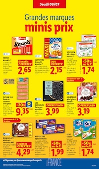 Catalogue Lidl, 09/07/2026 - 15/07/2026, Au coeur de nos régions !, 68 pages Prospectus Lidl en cours, "Au coeur de nos régions !", 68 pages