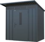Metall-Gartenhaus Pultdachhaus im Angebot bei Hornbach in Karlsruhe Metall-Gartenhaus Pultdachhaus Angebote von Konsta bei Hornbach Karlsruhe für 899,00 €