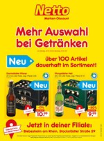 Netto Marken-Discount Prospekt "Mehr Auswahl
bei Getränken", 2 Seiten, für Griesheim, 20.01.2020 - 25.01.2020 Netto Marken-Discount Prospekt "Mehr Auswahl
bei Getränken", 2 Seiten, für Griesheim, 20.01.2020 - 25.01.2020