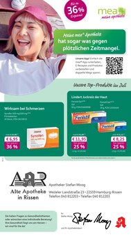 Aktueller mea - meine apotheke Prospekt "Unsere Juli-Angebote" für Hamburg Aktueller mea - meine apotheke Prospekt für Hamburg mit Seiten