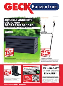 Aktueller bauSpezi Prospekt "Aktuelle Angebote!" Seite 1 von 12 Seiten für Neunkirchen