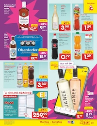 Netto Marken-Discount Kuehl Gefrierkombi im Prospekt 