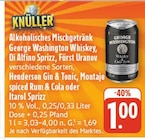 Aktuelle Cola Angebote bei EDEKA in Dresden Aktuelles Whiskey & Cola Angebot bei EDEKA in Dresden ab 1,00 €