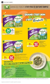 Promotion Bonduelle dans le prospectus Intermarché Super, valable du 03/03/2026 au 15/03/2026 Promo Bonduelle dans le catalogue Intermarché Super du moment à la page 30