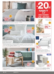 Aktueller Möbelzentrum Pforzheim Prospekt mit Bettdecke, "BELDOMO - WOCHEN", Seite 20