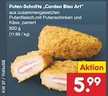 Aktuelles Puten-Schnitte „Cordon Bleu Art“ Angebot bei Netto Marken-Discount in Dresden ab 5,99 €