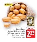 EDEKA - Herzstücke Speisefrühkartoffeln Drillinge festkochend Angebot im Prospekt Herzstücke Speisefrühkartoffeln Drillinge festkochend bei EDEKA im Prospekt "" für 2,22 €