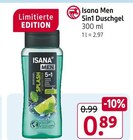 5in1 Duschgel Angebote von Isana Men bei Rossmann Wunstorf für 0,89 €