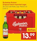 Original Czech Imported Lager im Angebot bei Netto Marken-Discount in Potsdam Original Czech Imported Lager Angebote von Budweiser Budvar bei Netto Marken-Discount Potsdam für 13,99 €