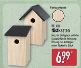 Nistkasten Angebote von BELAVI bei ALDI Nord Wilhelmshaven für 6,99 €