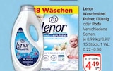 Waschmittel Pulver, Flüssig oder Pods im Angebot bei GLOBUS in Kaiserslautern Waschmittel Pulver, Flüssig oder Pods Angebote von Lenor bei GLOBUS Kaiserslautern für 4,49 €