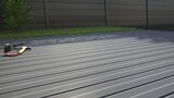 Lame de terrasse composite "Neva" gris - GoodHome en promo chez Brico Dépôt Lille à 9,70 €