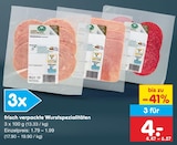 frisch verpackte Wurstspezialitäten bei Netto Marken-Discount im Prospekt "" für 4,00 €