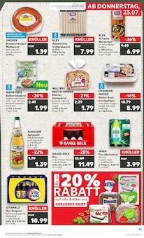 Bier im Kaufland Prospekt "Hier bin ich richtig" mit 56 Seiten (Emden)