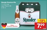 Premium Pils im Angebot bei Netto Marken-Discount in Bocholt Premium Pils Angebote von Stauder bei Netto Marken-Discount Bocholt für 7,99 €