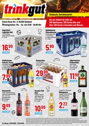 Trinkgut Discounter Prospekt der aktuellen Woche mit 4 Seiten, gültig von 22.06.2026 bis 27.06.2026, in Tann und Umgebung Aktueller Trinkgut Discounter Prospekt in Tann und Umgebung, "Aktuelle Angebote" mit 4 Seiten, 22.06.2026 - 27.06.2026