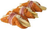 Landbauern Schwein Spargel-Schnitzel im Angebot bei REWE in Leinfelden-Echterdingen Landbauern Schwein Spargel-Schnitzel Angebote bei REWE Leinfelden-Echterdingen für 1,59 €
