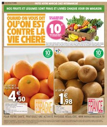 Prospectus Intermarché de la semaine "EN GROS C'EST MOINS CHER" avec 2 pages, valide du 23/04/2024 au 05/05/2024 pour Saint-Lizier et alentours