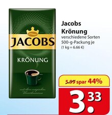 Jacobs Krönung bei famila Nordost in Hamburg Jacobs Krönung im Angebot bei famila Nordost Hamburg für 3,33 €