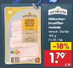 Hähnchenbrustfiletroulade Angebote von Hofmaier bei Netto Marken-Discount Dresden für 1,79 €