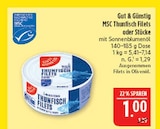 Aktuelles MSC Thunfisch Filets Angebot bei Marktkauf in Erlangen ab 1,00 €