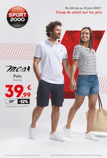 Prospectus Sport 2000 à Nîmes, "Coup de soleil sur les prix", 22 pages de promos valables du 26/05/2025 au 15/06/2025