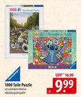 Ravensburger 1000 Teile Puzzle Angebote bei famila Nordost Lüneburg für 9,99 €