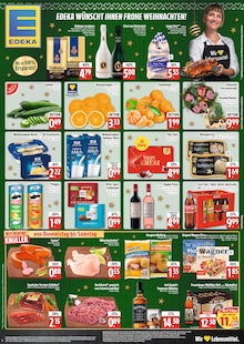 Hähnchen im E xpress Prospekt "EDEKA WÜNSCHT IHNEN FROHE WEIHNACHTEN!" mit 1 Seiten (Augsburg)