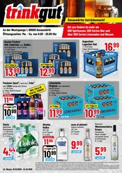 Trinkgut Discounter Prospekt der aktuellen Woche mit 4 Seiten, gültig von 19.10.2026 bis 24.10.2026, in Donauwörth und Umgebung Aktueller Trinkgut Discounter Prospekt in Donauwörth und Umgebung, "Aktuelle Angebote" mit 4 Seiten, 19.10.2026 - 24.10.2026