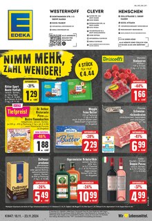 Butter im EDEKA Prospekt "Aktuelle Angebote" mit 24 Seiten (Hagen (Stadt der FernUniversität))