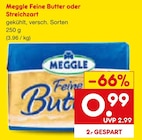 Feine Butter oder Streichzart Angebote von Meggle bei Netto Marken-Discount Rottenburg für 0,99 €