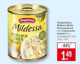 Mildessa Mildes Weinsauerkraut im Angebot bei Marktkauf in Ulm Mildessa Mildes Weinsauerkraut Angebote von Hengstenberg bei Marktkauf Ulm für 1,49 €