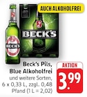 Pils, Blue Alkoholfrei bei E center im Edenkoben Prospekt für 3,99 €