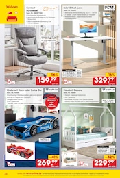 Netto Marken-Discount Buerotisch im Prospekt 