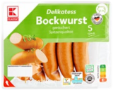 Delikatess Bockwurst von K-CLASSIC für 2,99 € bei Kaufland im Angebot Delikatess Bockwurst von K-CLASSIC im aktuellen Kaufland Prospekt