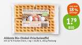 Bio-Dinkel-Frischeiwaffel Angebote von Aldente bei tegut Jena für 1,79 €