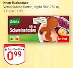 Basissauce im Angebot bei GLOBUS in Koblenz Basissauce Angebote von Knorr bei GLOBUS Koblenz für 0,99 €