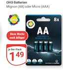 Mignon (AA) Angebote von OHO bei GLOBUS Mannheim für 1,49 €