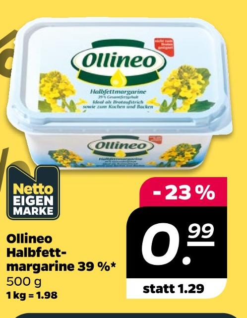 Halbfettmargarine 39%