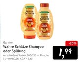 Wahre Schätze Shampoo Angebote von Garnier bei Konsum Dresden für 1,99 €