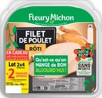 Filet de poulet rôti tranche épaisse conservation sans nitrite - Fleury Michon - Intermarché Hyper à Poitiers Filet de poulet rôti tranche épaisse conservation sans nitrite - Fleury Michon en promo chez Intermarché Hyper Poitiers à 4,39 €