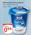 Aktuelle Joghurt Angebote bei GLOBUS in Koblenz Aktuelles Naturjoghurt 1,5 % Fett Angebot bei GLOBUS in Koblenz ab 0,99 €