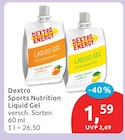 Liquid Gel Orange flavor + vitamins von Dextro Energy im aktuellen budni Prospekt
