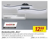 Deckenleuchte Kira Welle von toom im aktuellen toom Baumarkt Prospekt
