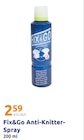 Fix&Go Anti-Knitter-Spray im Action Prospekt Fix&Go Anti-Knitter-Spray von im aktuellen Action Prospekt für 2,59 €