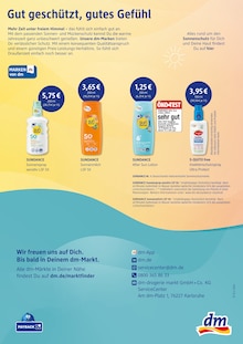 Ungezieferschutz im dm-drogerie markt Prospekt "Für Eure Sonnenseiten" mit 7 Seiten (Essen)